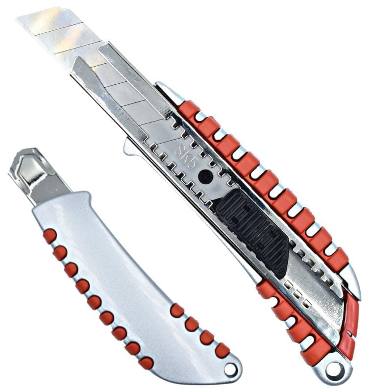 Nóż metalowy do tapet nożyk łamany 18mm - uniwersalny